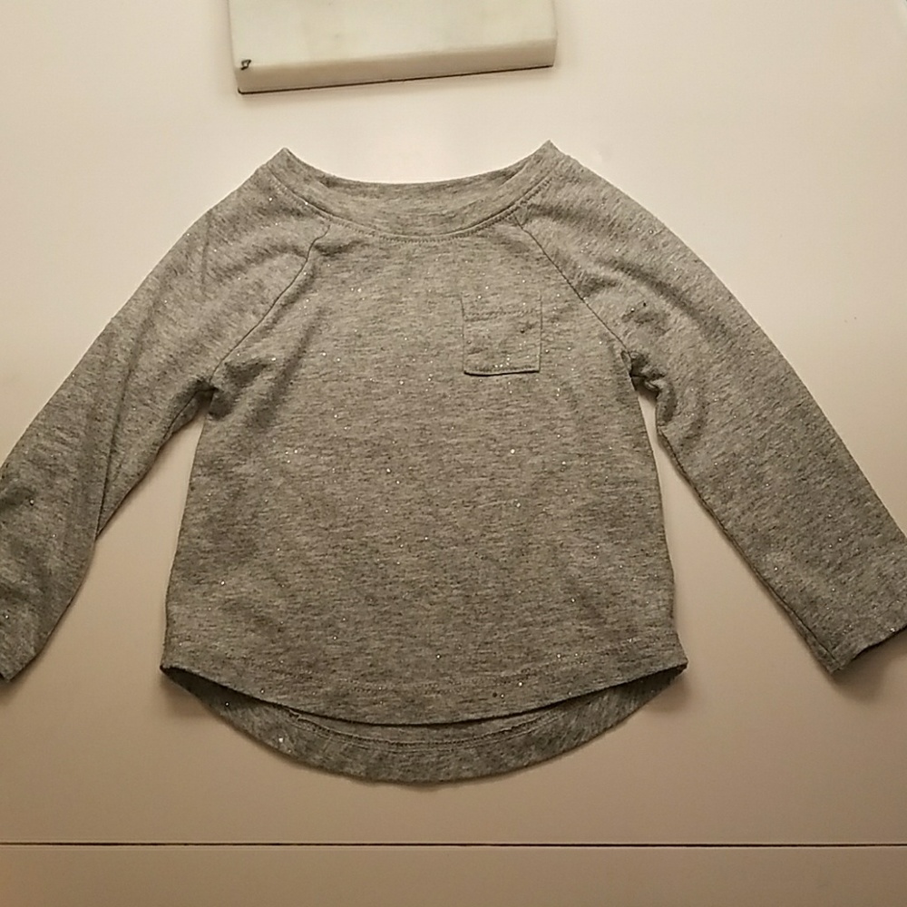Grey sparkly shirt